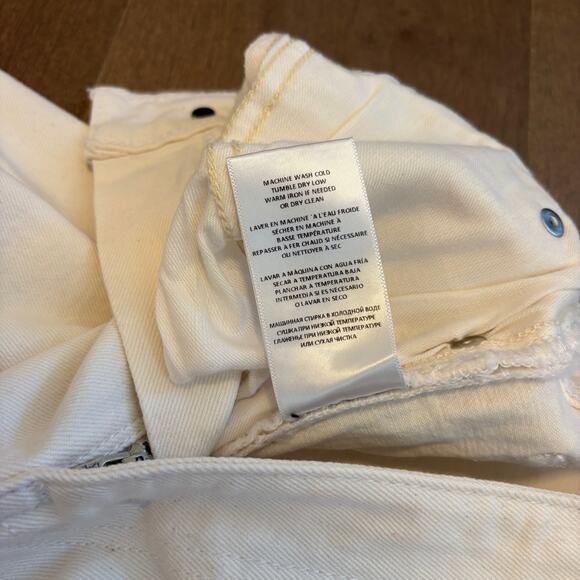 RE/DONE Women's Originals 70's Straight Jeans Vintage White size 24 193-3W7STRT - Picture 5 of 8